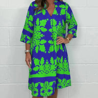 Verde e blu navy