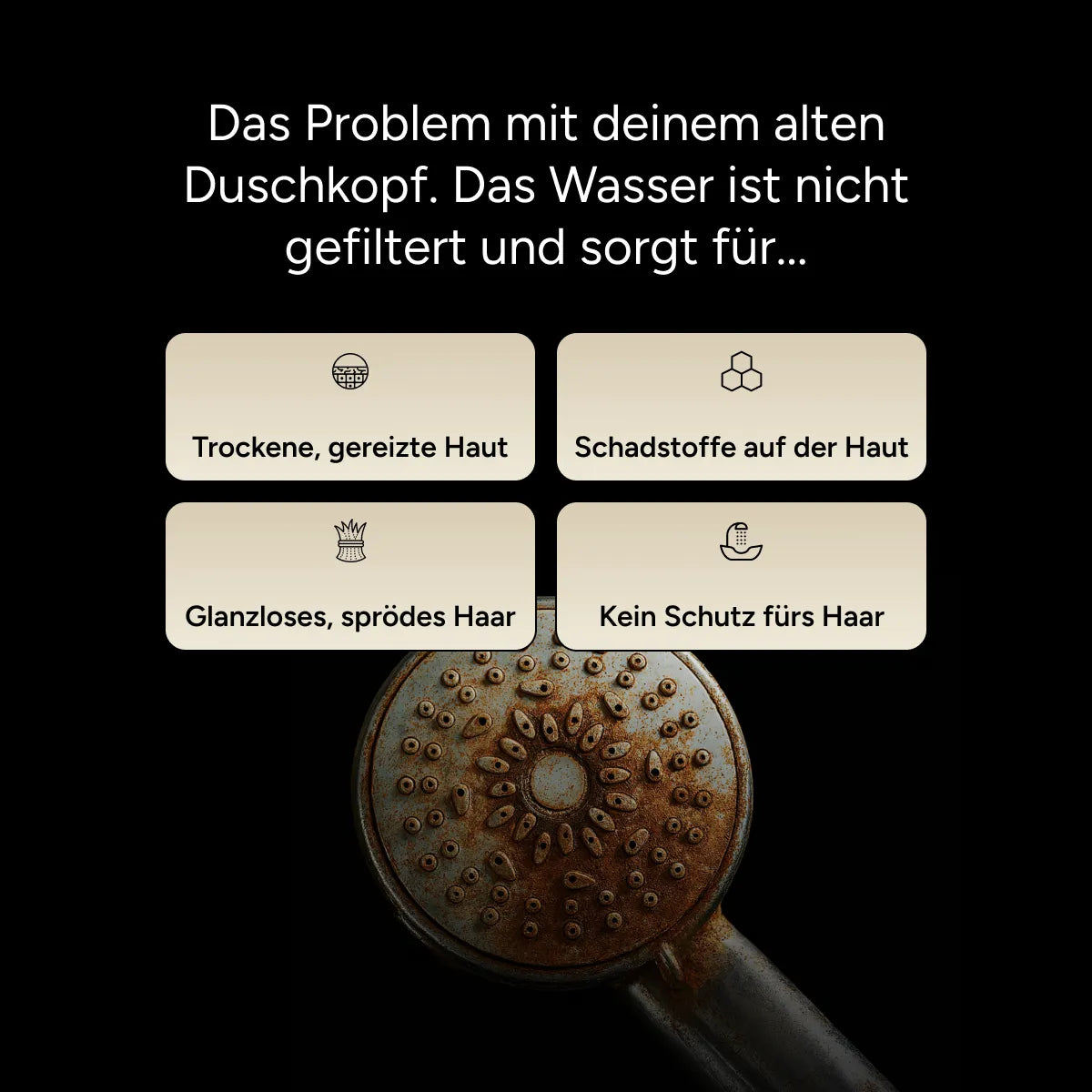 HydroPure 3-in-1 Premium Duschkopf