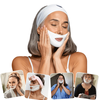 Maschera rassodante antidoppio mento