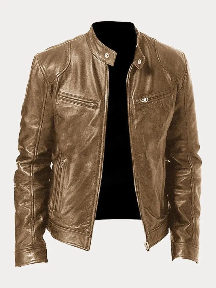 James | Stilvolle Lederjacke