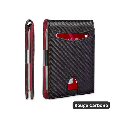 Portafoglio in pelle anti-RFID
